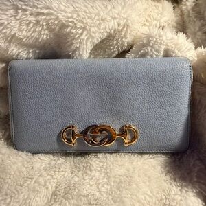 Gucci Zumi Horsebit Continental Wallet